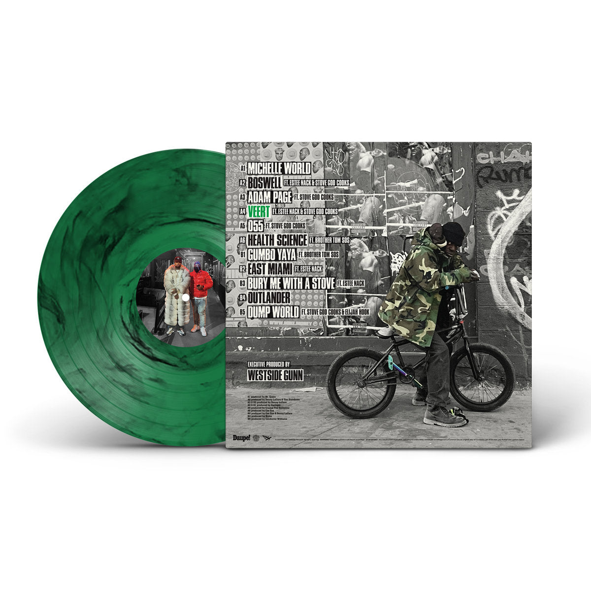 Westside Gunn 12 HWH 12 (Cover 1), Limited Edition 12" vinyl GREEN SMOKE