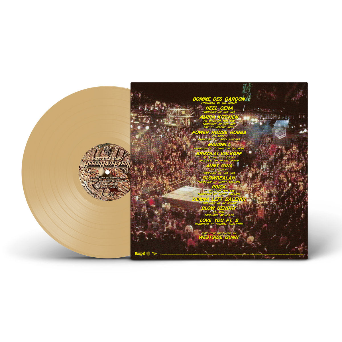 Westside Gunn  "Heels Have Eyes 2" Limited Edition 12" vinyl GOLD