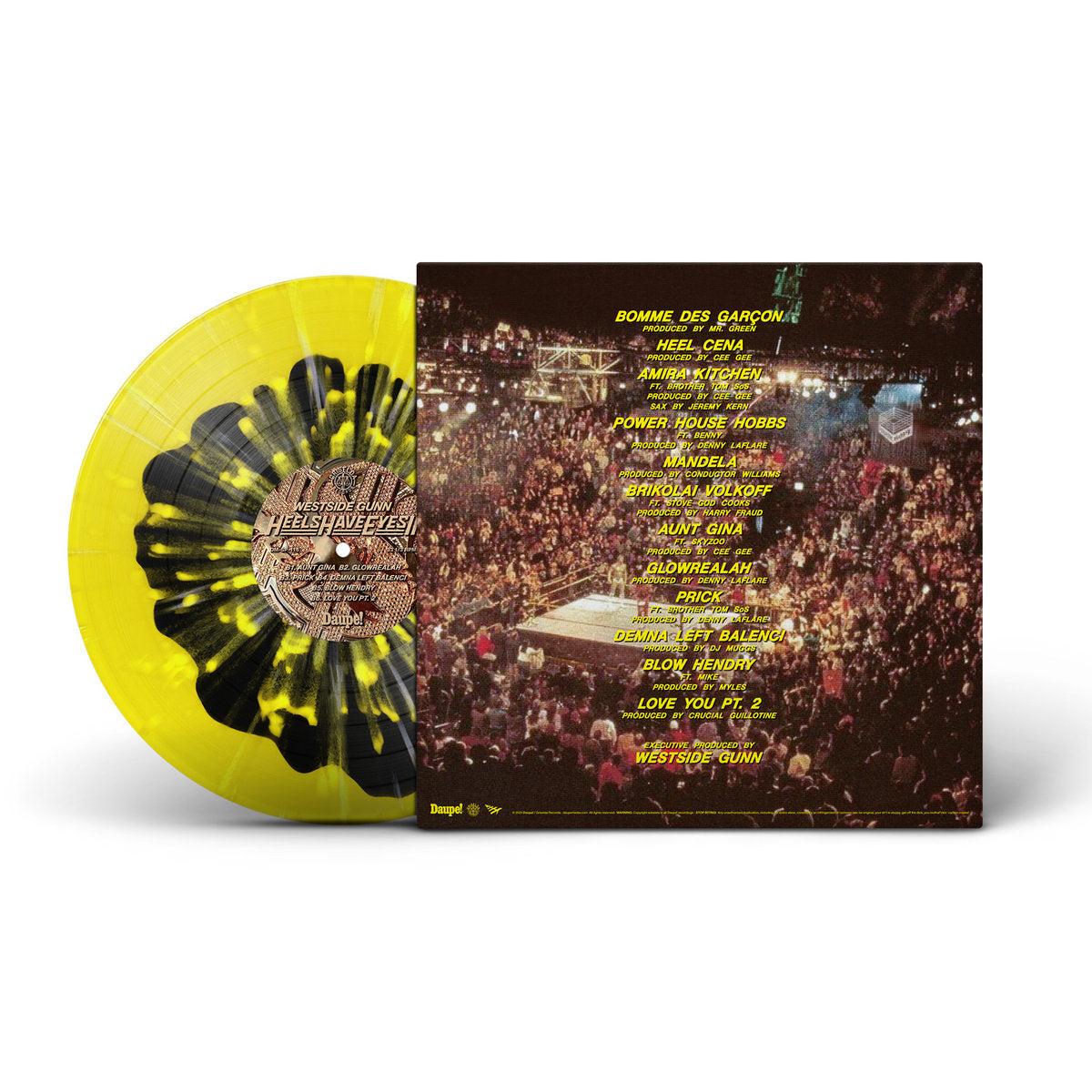Westside Gunn  "Heels Have Eyes 2" Limited Edition 12" vinyl COLOUR IN COLOUR YELLOW
